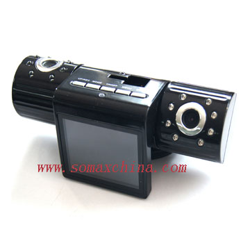 2.0 Inch LCD Screen Dual Camera Car Dashboard Camera