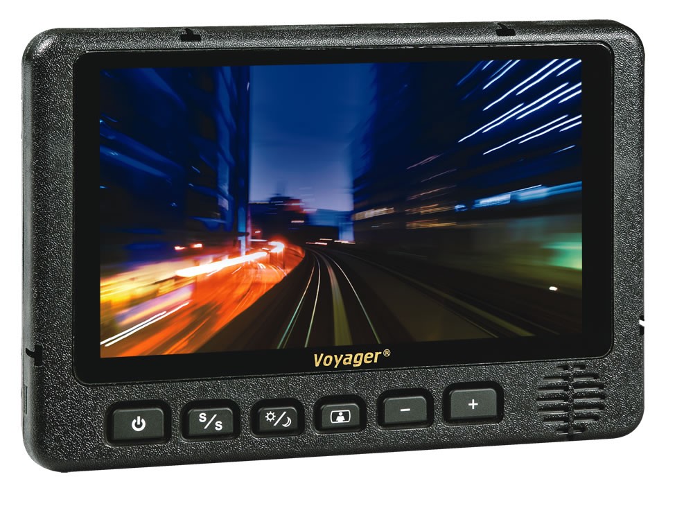 Voyager 7" Waterproof Rear View LCD Monitor with 3 Camera Inputs