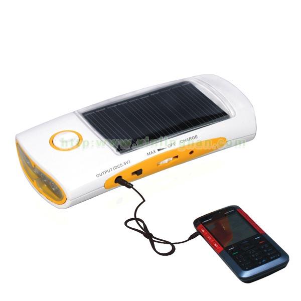Solar Flashlight Radio with Mobilephone Charger